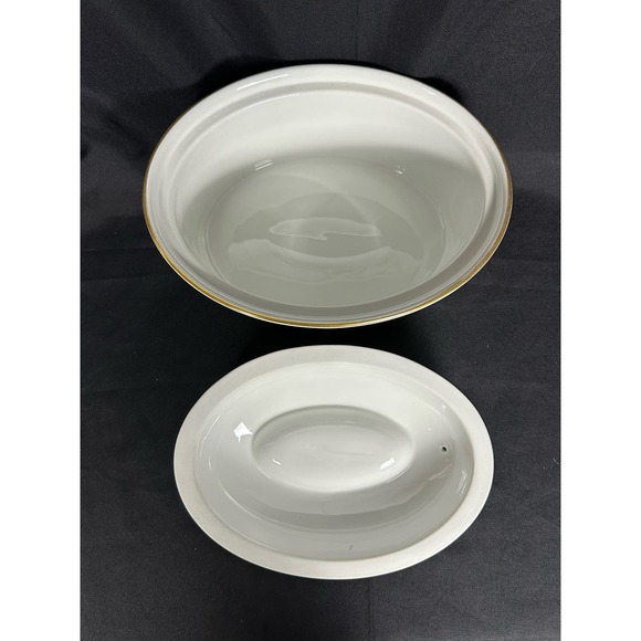 Royal Worcester EVESHAM Gold 2.5 QT Casserole with Lid England Vintage Retired - Picture 10 of 16